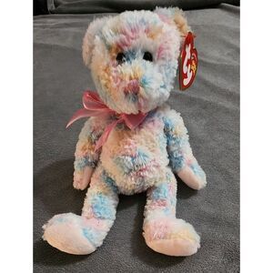 TY Beanie Baby -‎ TWIRLS the Bear (8.5 inch) - MWMTs Stuffed Animal Toy